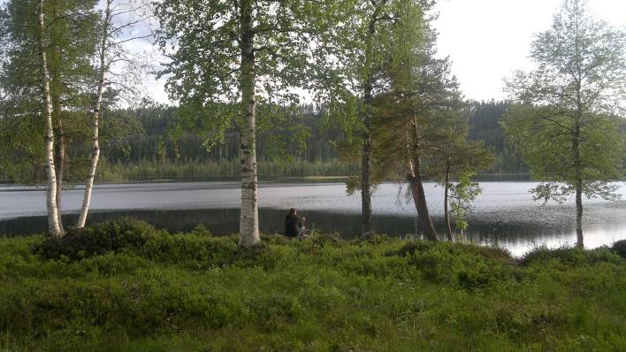 lago nei dintorni di  Umeå